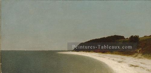 Eatons Neck Long Island Luminisme paysage marin John Frederick Kensett Peintures à l'huile